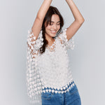 Textured Crochet Heart Top - Sugar River Shoppe