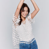 Textured Crochet Heart Top - Sugar River Shoppe
