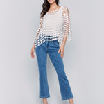 Textured Crochet Heart Top - Sugar River Shoppe