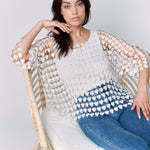 Textured Crochet Heart Top - Sugar River Shoppe