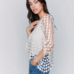 Textured Crochet Heart Top - Sugar River Shoppe