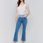 Textured Crochet Heart Top - Sugar River Shoppe