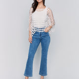 Textured Crochet Heart Top - Sugar River Shoppe
