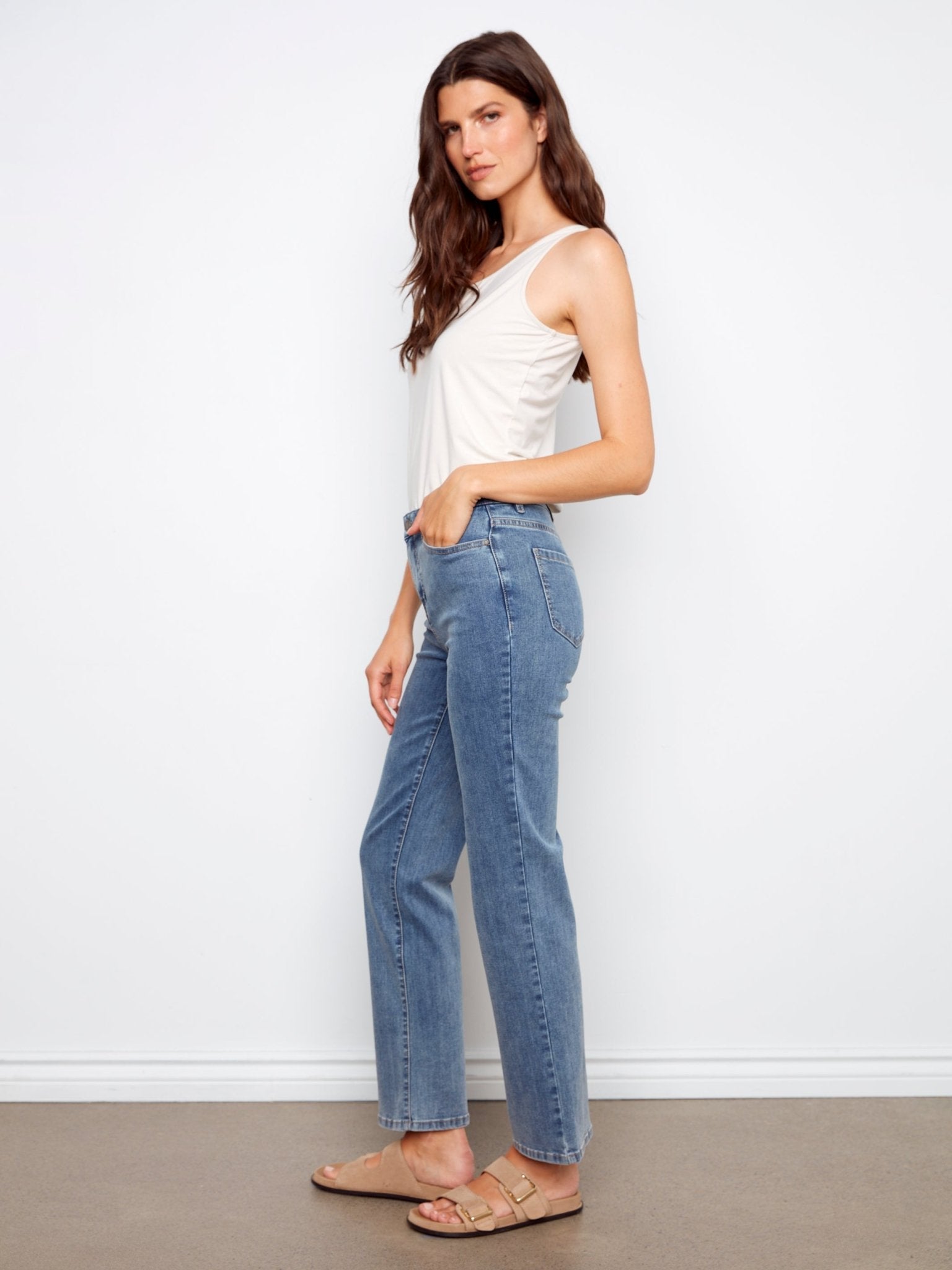Charlotte Straight Leg Jeans - Charlie B - 690178639104 - Sugar River Shoppe - 