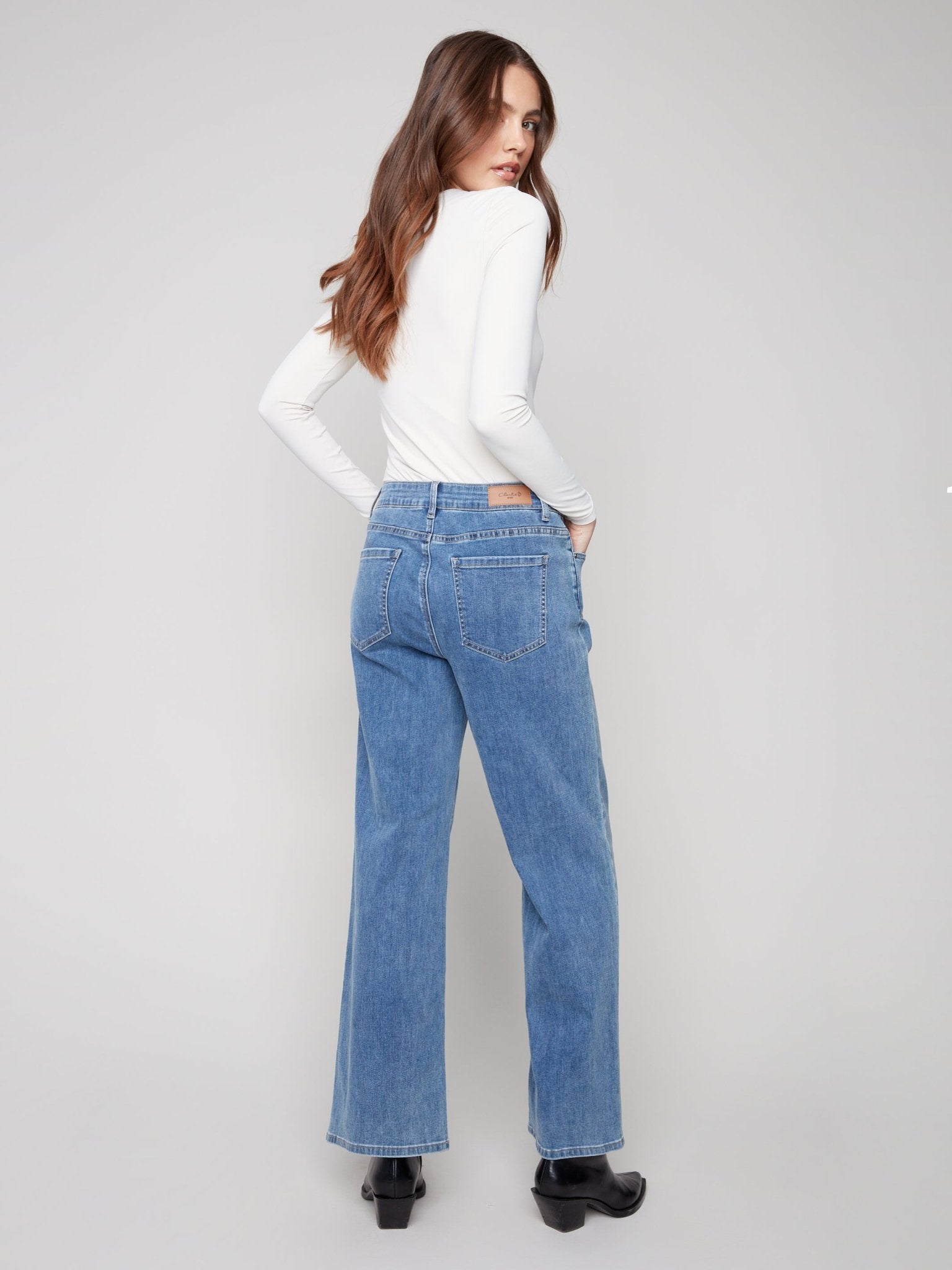 Chloe Wide Leg Jeans - Charlie B -  - Sugar River Shoppe - 