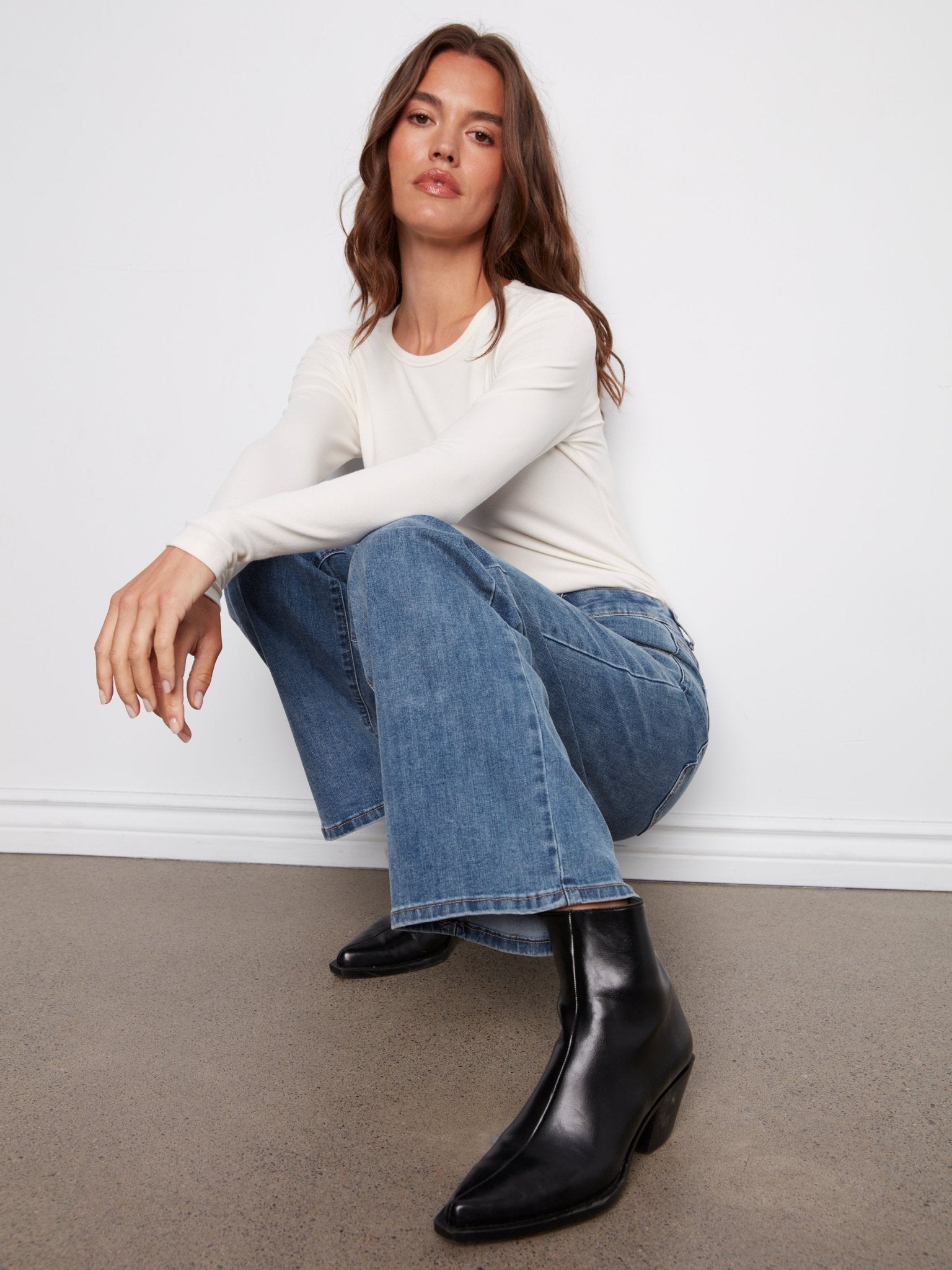 Chloe Wide Leg Jeans - Charlie B -  - Sugar River Shoppe - 