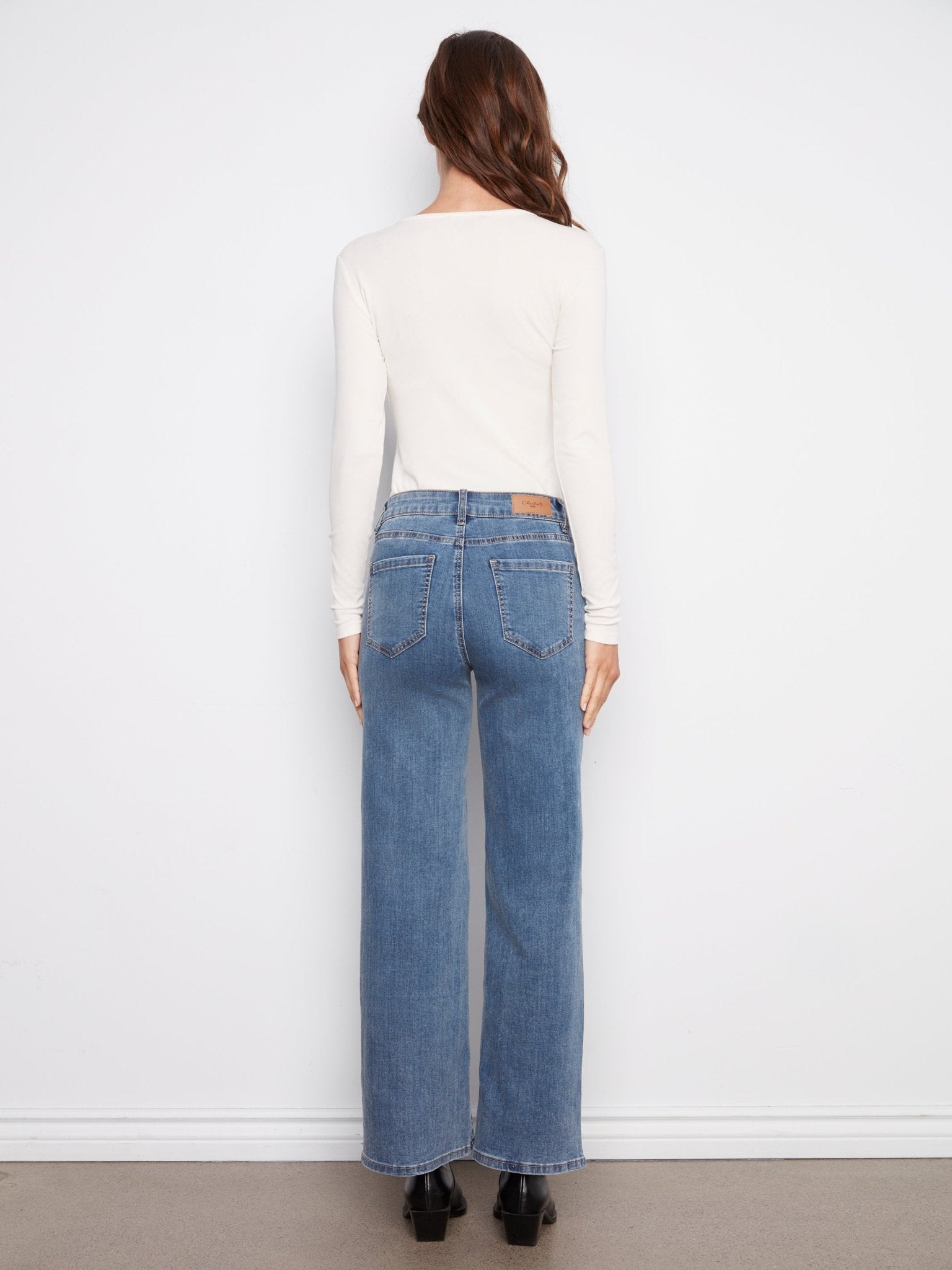 Chloe Wide Leg Jeans - Charlie B -  - Sugar River Shoppe - 