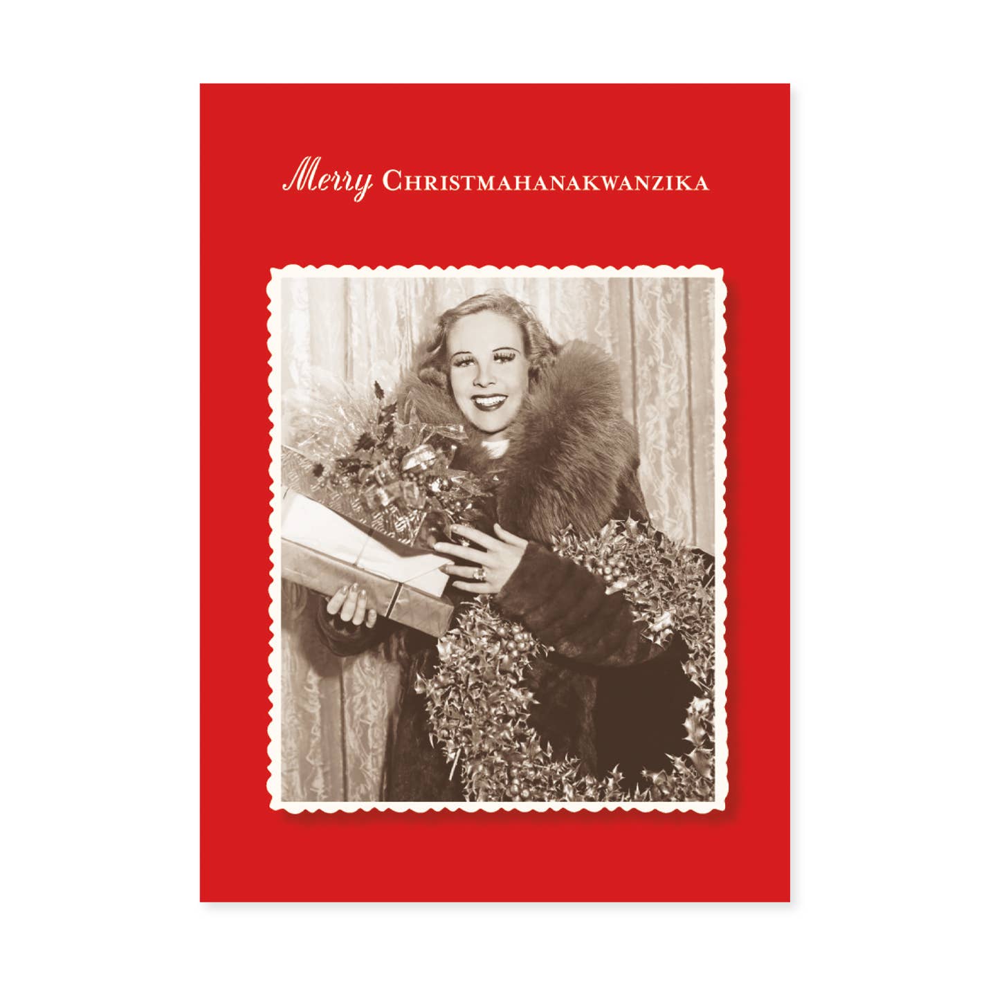 ChristmaHanaKwanzika Holiday Card - Shannon Martin Design - 810006998016 - Sugar River Shoppe - 