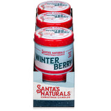 Christmas Candle in Winter Berry 9oz - Santa's Naturals - 856930006427 - Sugar River Shoppe - 