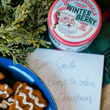 Christmas Candle in Winter Berry 9oz - Santa's Naturals - 856930006427 - Sugar River Shoppe - 