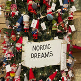 Christmas Ornament Girl Watering, yellow - Nordic Dreams - 10188840 - Sugar River Shoppe - 
