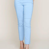 Cigarette Style Woven Ankle Pants - Renuar - 823345420070 - Sugar River Shoppe - 