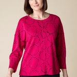 Circle Knit Jacquard Boxy Crew - Habitat - 194451512387 - Sugar River Shoppe - 