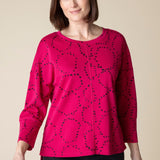 Circle Knit Jacquard Boxy Crew - Habitat - 194451512387 - Sugar River Shoppe - 