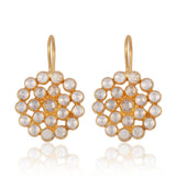 Classic Birthday Tourmaline Stones Earrings: 24k Gold Vermeil / Labradorite - Treisi - 55673640 - Sugar River Shoppe - 