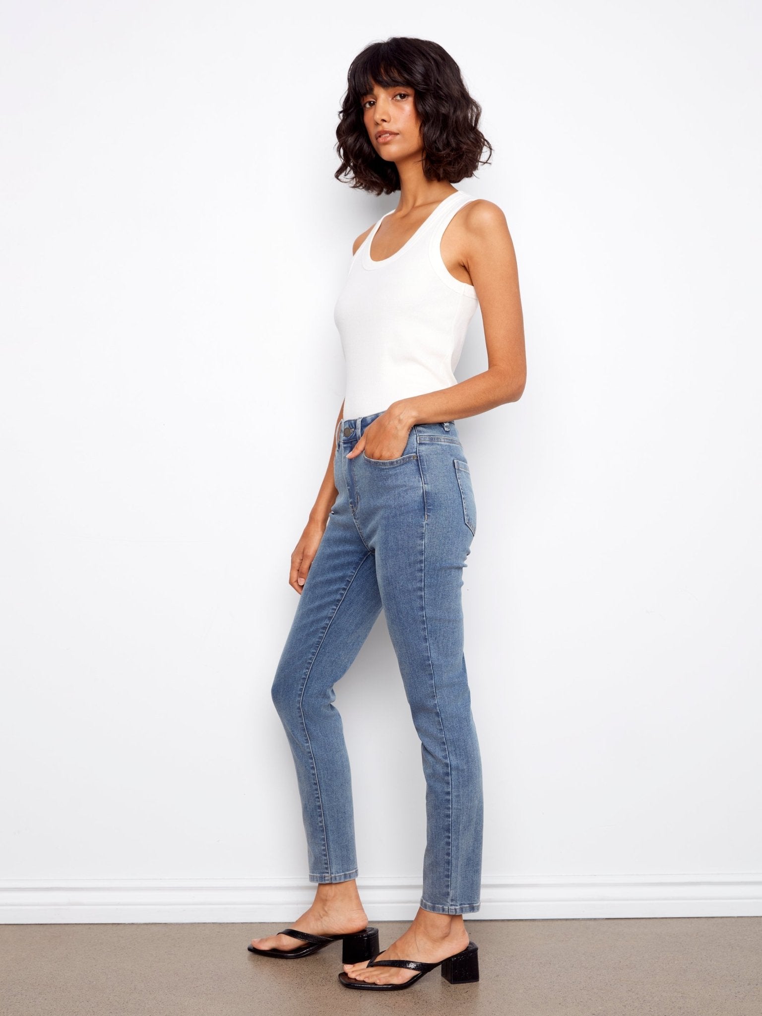 Claudia Slim Leg Jeans - Charlie B - 690178638879 - Sugar River Shoppe - 