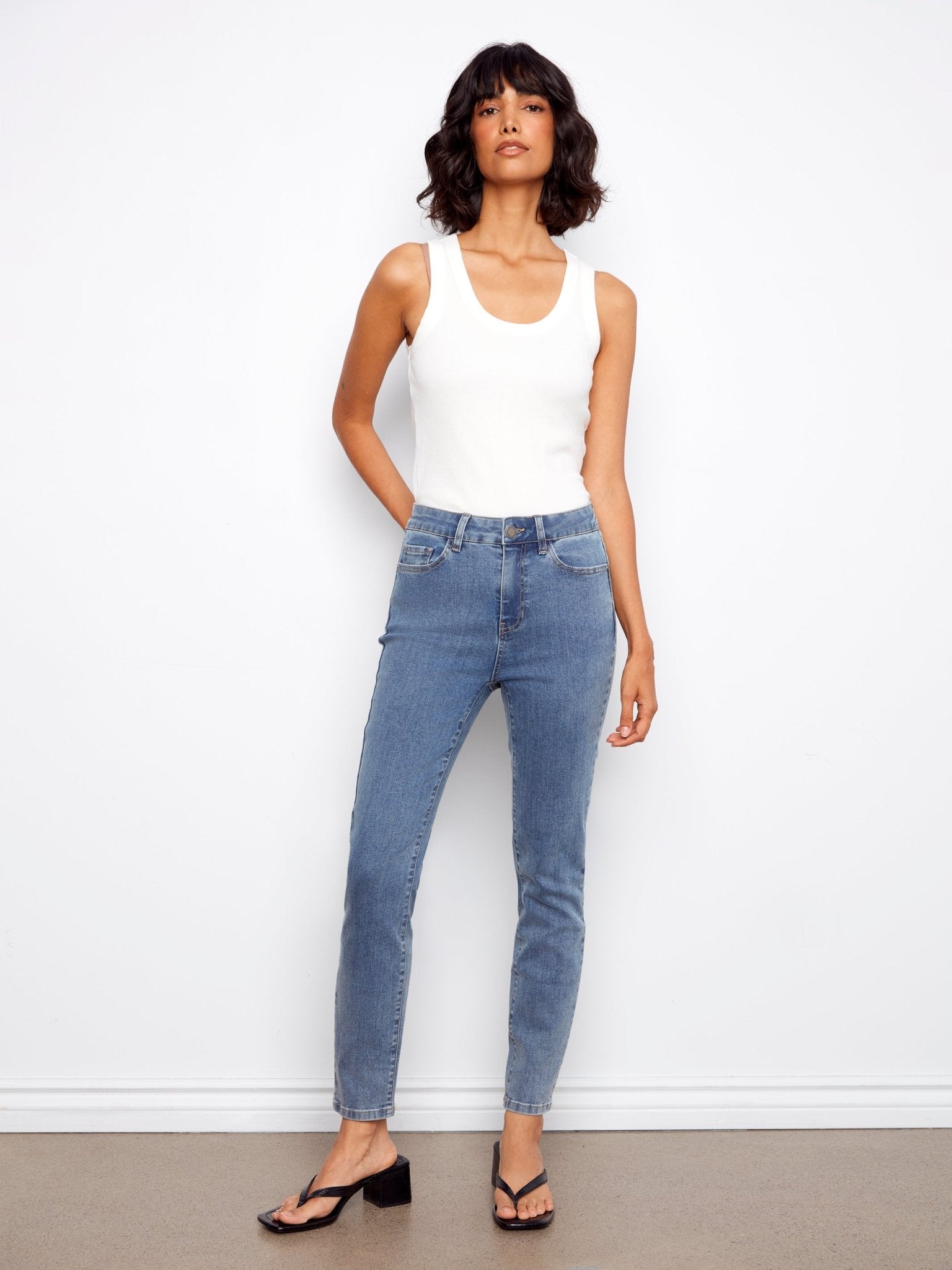 Claudia Slim Leg Jeans - Charlie B - 690178638879 - Sugar River Shoppe - 