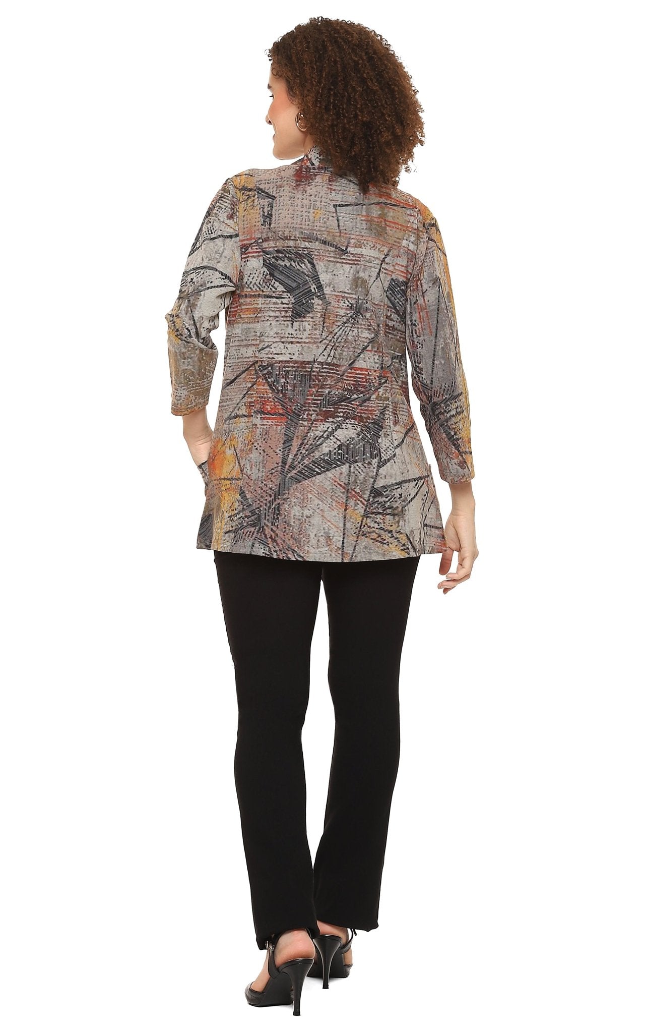 Cleo Open Front Jacket - Parsley and Sage - 16624424 - Sugar River Shoppe - 