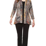 Cleo Open Front Jacket - Parsley and Sage - 16624424 - Sugar River Shoppe - 