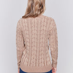 Cold Dye Cable Knit Sweater - Charlie B - 690178549892 - Sugar River Shoppe - 