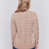Cold Dye Cable Knit Sweater - Charlie B - 690178549892 - Sugar River Shoppe - 