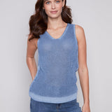 Cold - Dye V - Neck Knit Cami - Charlie B - 98642216 - Sugar River Shoppe - 