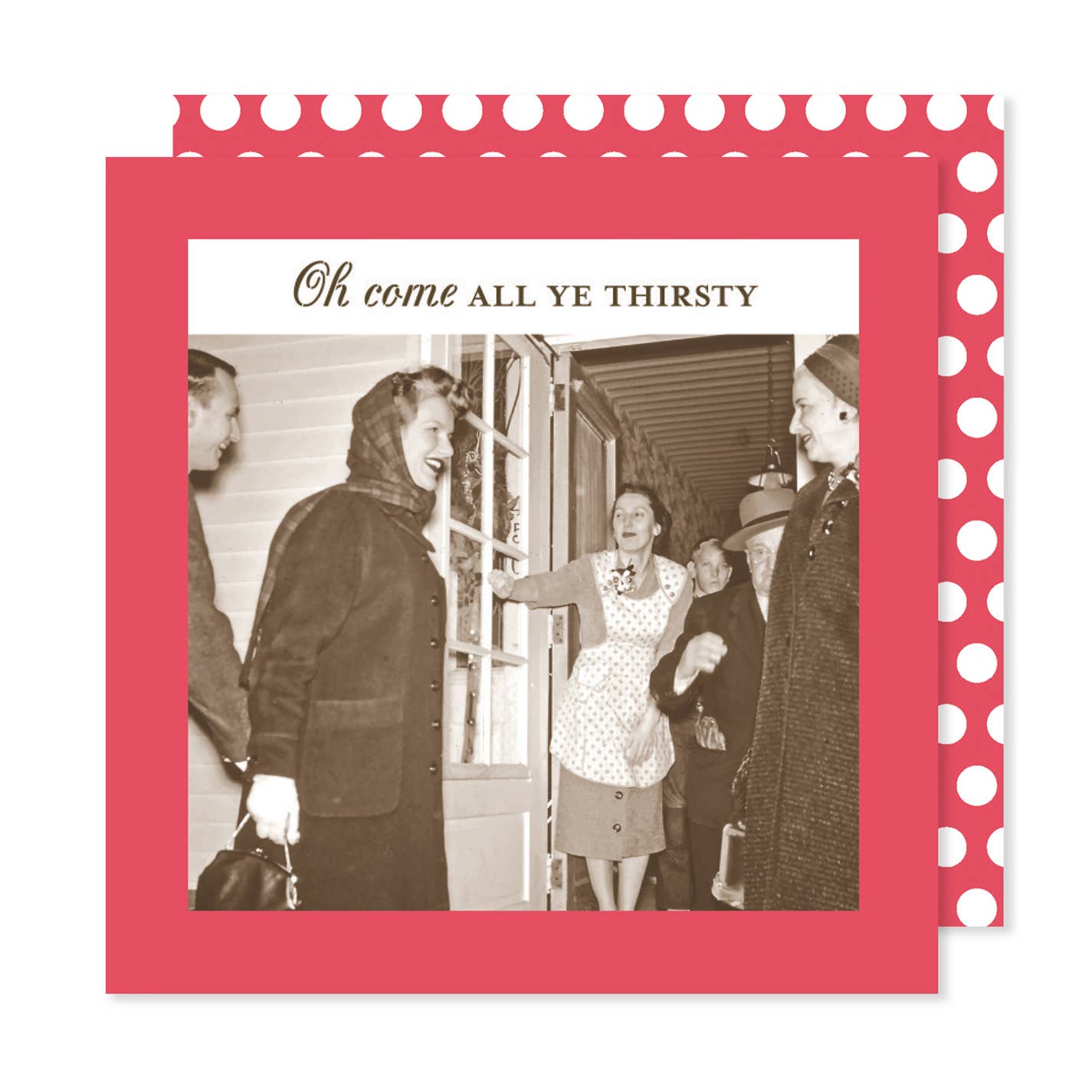 Come All Ye Thirsty Holiday Napkin - Shannon Martin Design - 810006994469 - Sugar River Shoppe - 