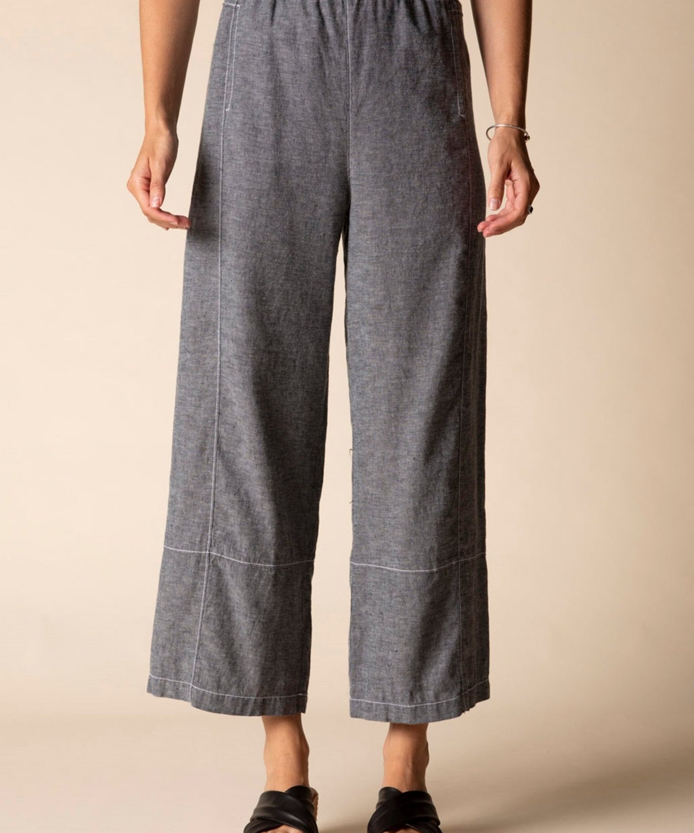 Contrast Seams Crop Pant - Habitat - 194451693727 - Sugar River Shoppe - 