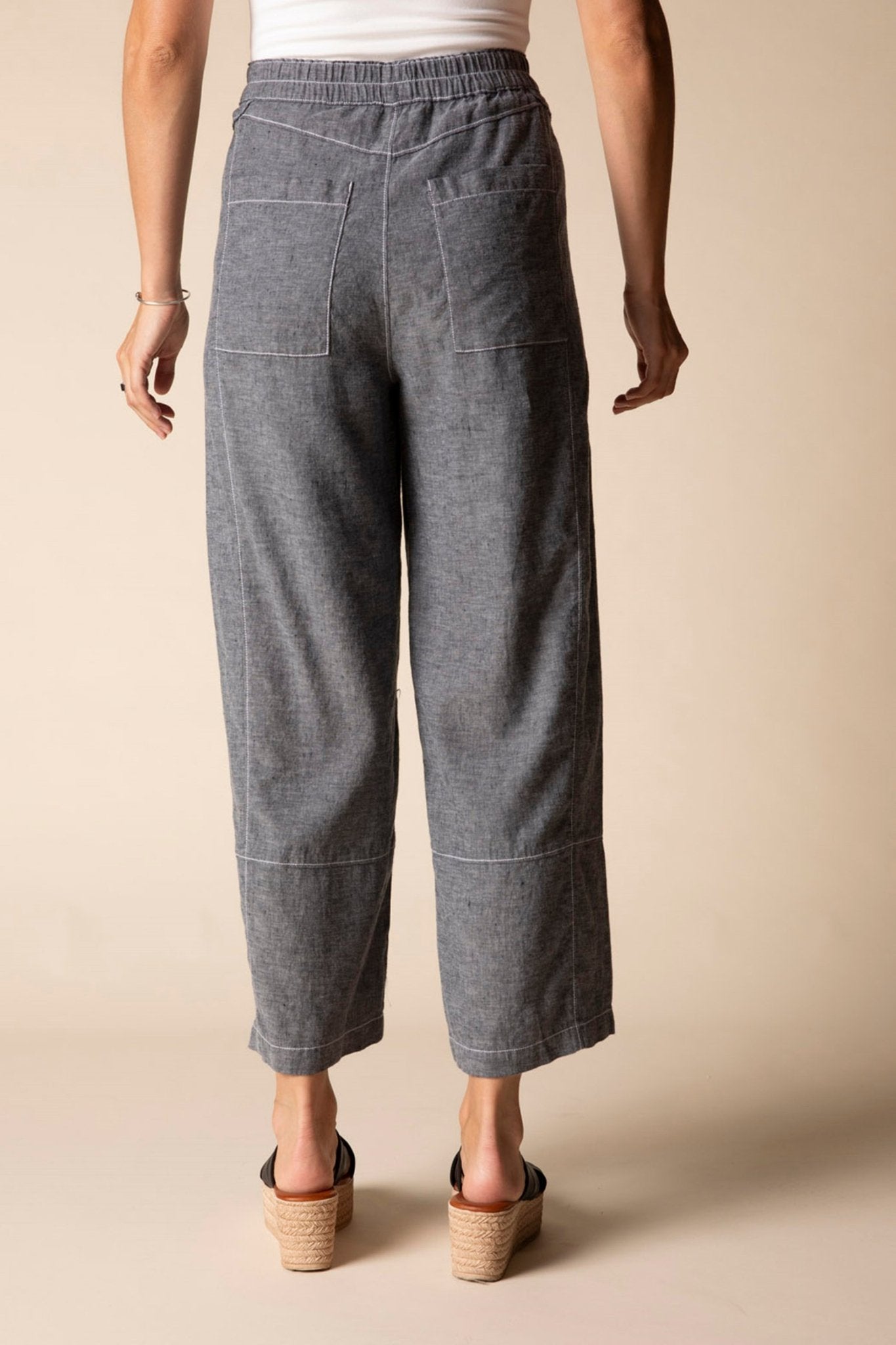 Contrast Seams Crop Pant - Habitat - 194451693727 - Sugar River Shoppe - 