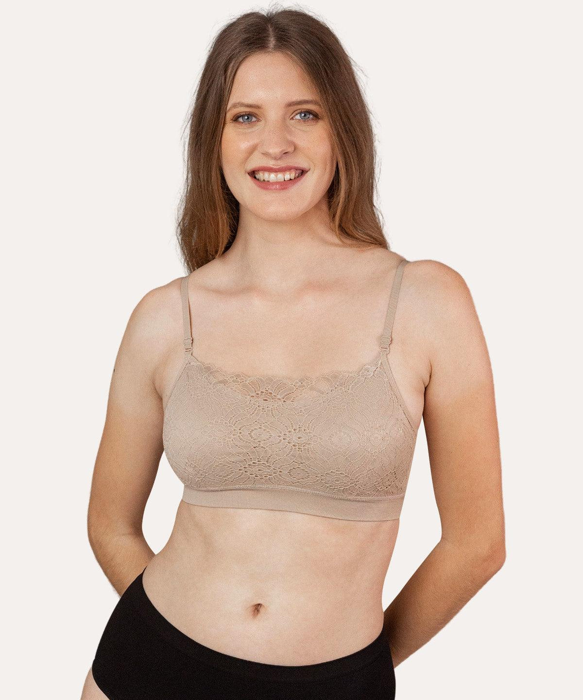 Lace Coverage Cami Bra - Sugar River Shoppe