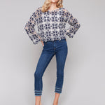 Cotton Blend Crochet Top - Charlie B - 690178634352 - Sugar River Shoppe - 