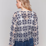 Cotton Blend Crochet Top - Charlie B - 690178634352 - Sugar River Shoppe - 