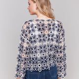 Cotton Blend Crochet Top - Charlie B - 690178634352 - Sugar River Shoppe - 