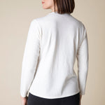 Cotton Buttery Knit Ruched Pullover - Habitat - 194451514879 - Sugar River Shoppe - 