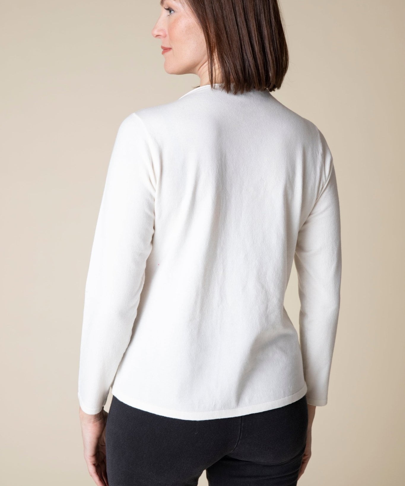 Cotton Buttery Knit Ruched Pullover - Habitat - 194451514879 - Sugar River Shoppe - 