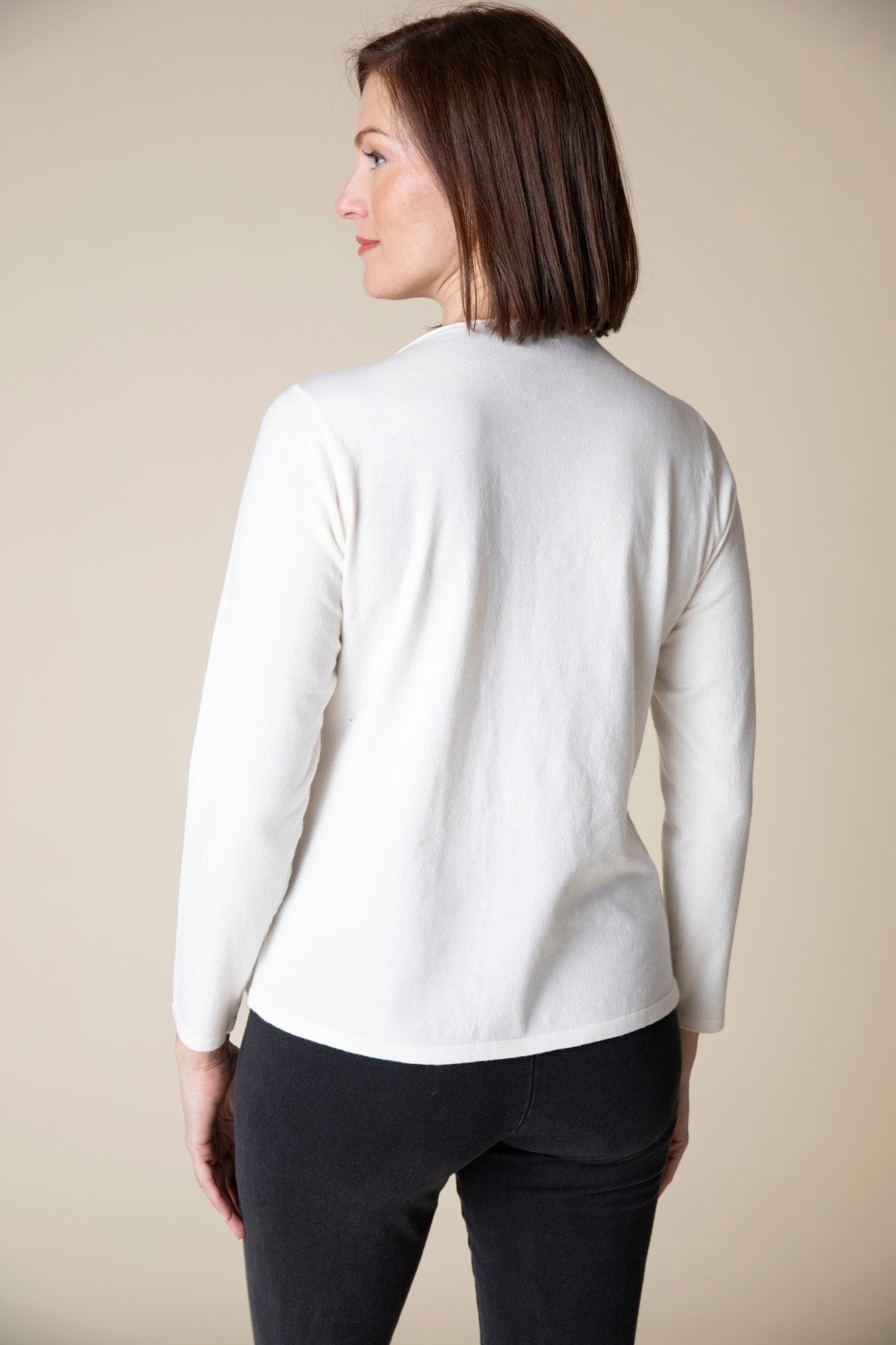 Cotton Buttery Knit Ruched Pullover - Habitat - 194451514879 - Sugar River Shoppe - 