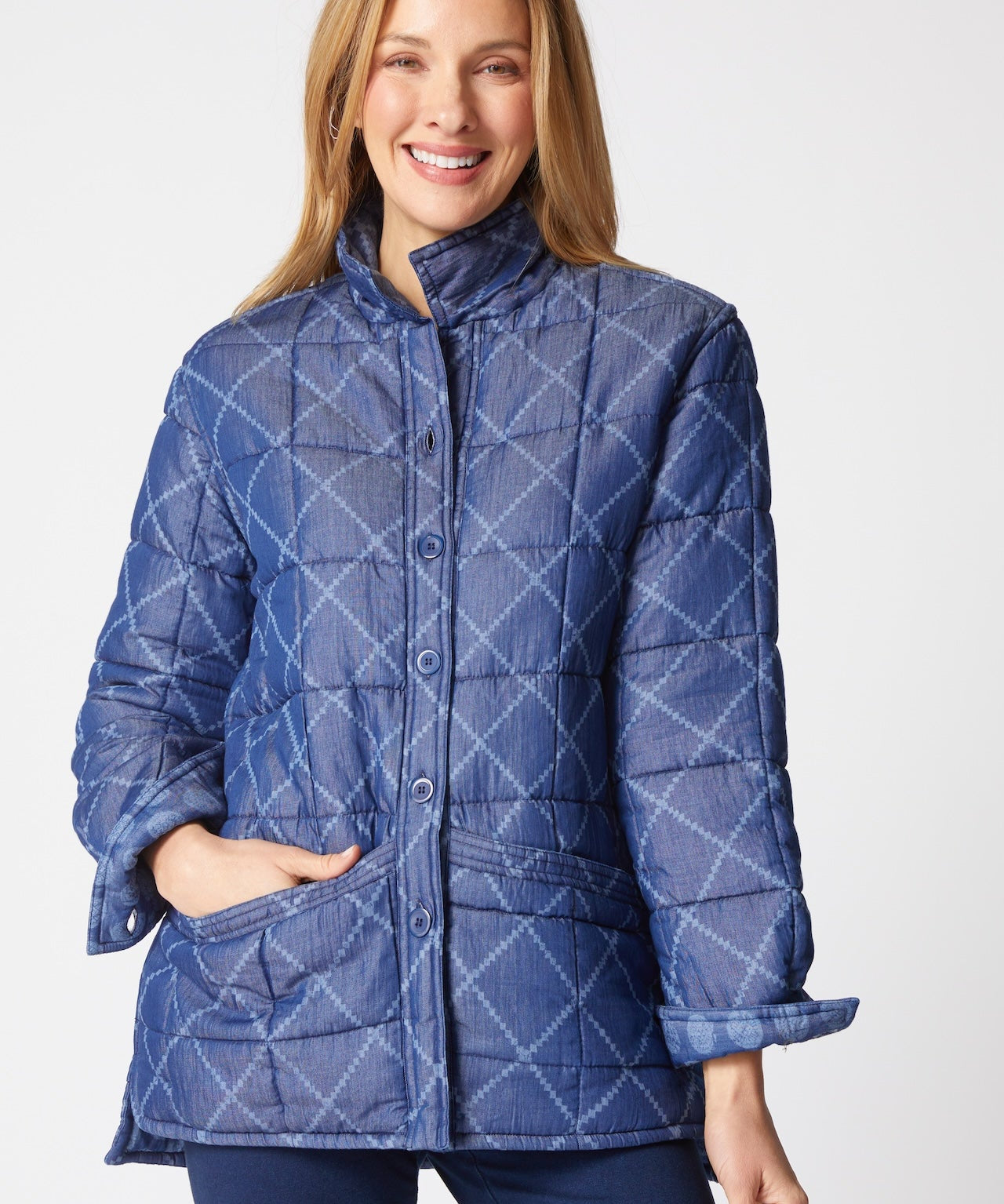 Cozy Quilts Chloe Shacket - Habitat - 194451637035 - Sugar River Shoppe - 