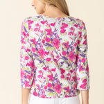 Cozy Rib Floral Everyday Tee - Berry - Habitat - 194451545767 - Sugar River Shoppe - 