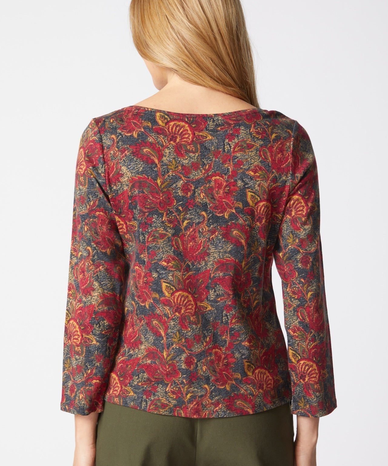 Cozy Rib Paisley Everyday Tee - Habitat - 194451617471 - Sugar River Shoppe - 
