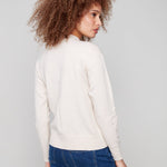 Crew Neck Sweater with Soutache Detail - Charlie B - 690178682834 - Sugar River Shoppe - 