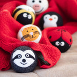 Critter Camp Eco Wool Dryer Balls - bee, pig, cat, sloth,... - Friendsheep - 722698950596 - Sugar River Shoppe - 