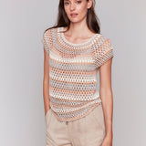 Crochet Cap Sleeve Top - Charlie B - 690178646959 - Sugar River Shoppe - 