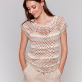 Crochet Cap Sleeve Top - Charlie B - 690178646959 - Sugar River Shoppe - 