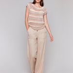 Crochet Cap Sleeve Top - Charlie B - 690178646959 - Sugar River Shoppe - 