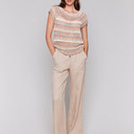 Crochet Cap Sleeve Top - Charlie B - 690178646959 - Sugar River Shoppe - 