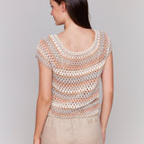 Crochet Cap Sleeve Top - Charlie B - 690178646959 - Sugar River Shoppe - 