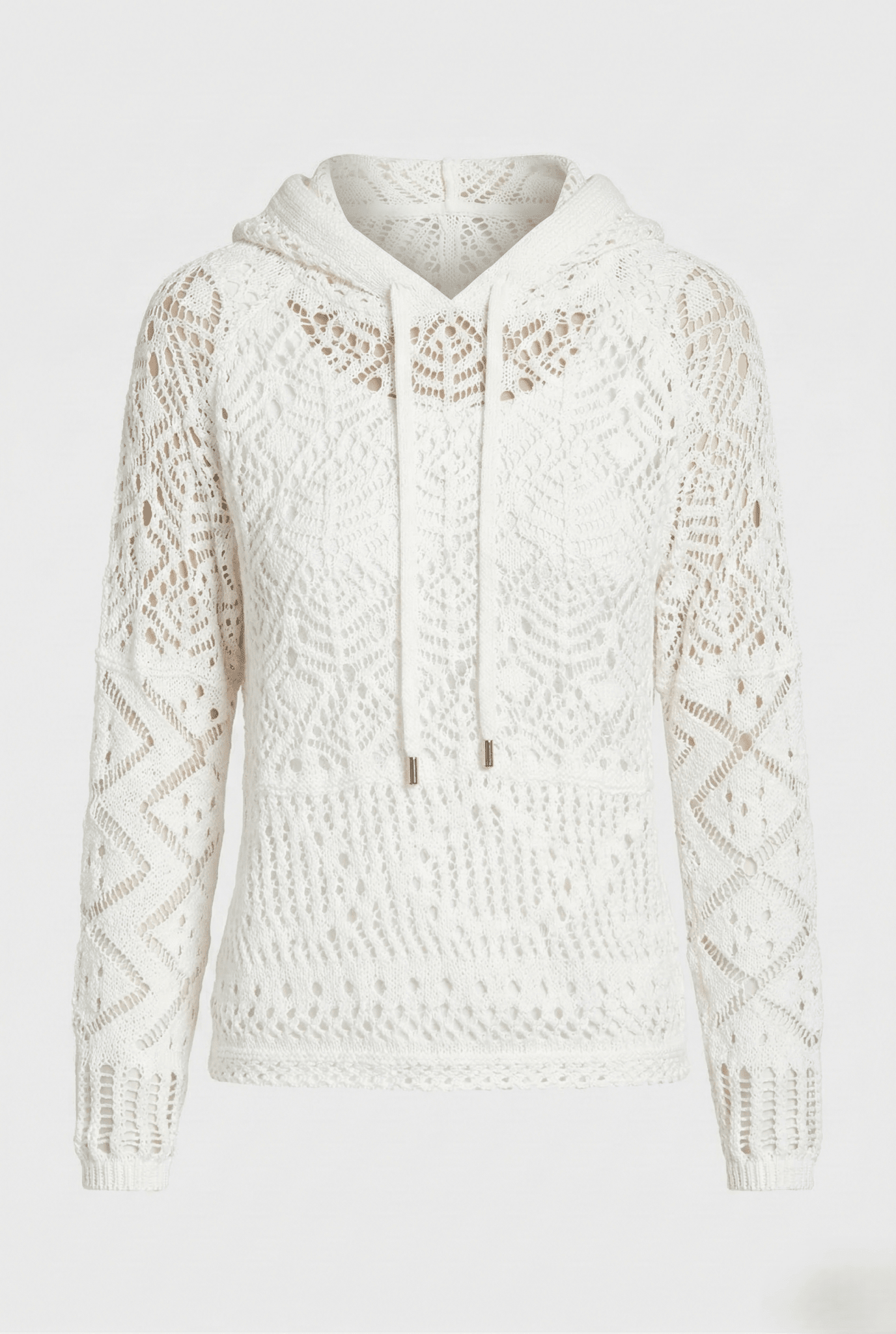 Crochet Hooded Sweater - APNY - 605258074843 - Sugar River Shoppe - 