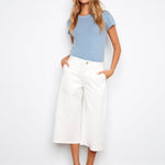Cropped Colored Twill Palazzo Pants - Charlie B - 690178764295 - Sugar River Shoppe - 