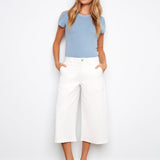 Cropped Colored Twill Palazzo Pants - Charlie B - 690178764295 - Sugar River Shoppe - 