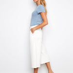Cropped Colored Twill Palazzo Pants - Charlie B - 690178764295 - Sugar River Shoppe - 